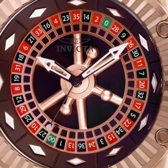 invicta roulette wheel watch